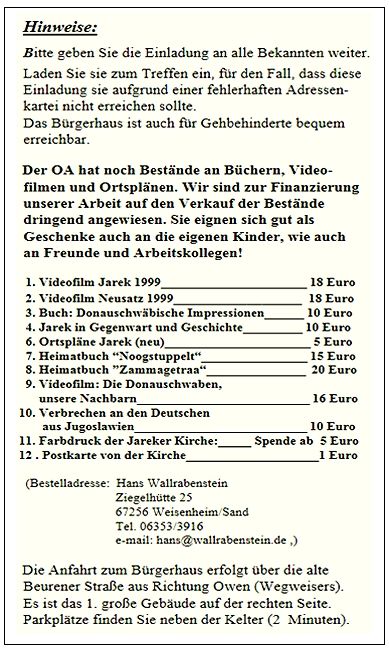 Einladung zum Jareker Treffen 2009 - Seite 4